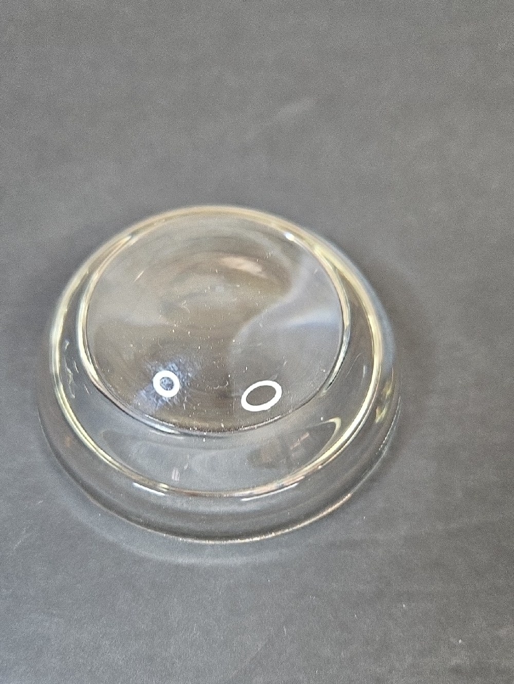 Vintage Clear Glass Magnifying Reading 3" Dome